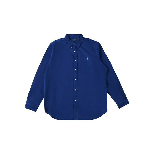 ラルフローレン メンズ シャツ トップス Polo pony-embroidered shirt Blue
