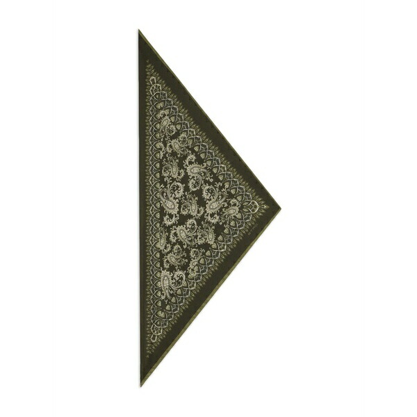 エトロ メンズ えり巻き・袈裟・えり巻き 付属物 Paisley-pattern scarf Green