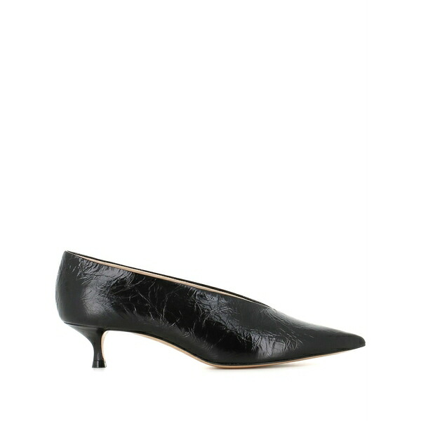 ル モンド ベリル レディース パンプス シューズ 40mm babouche leather pumps Black｜asty