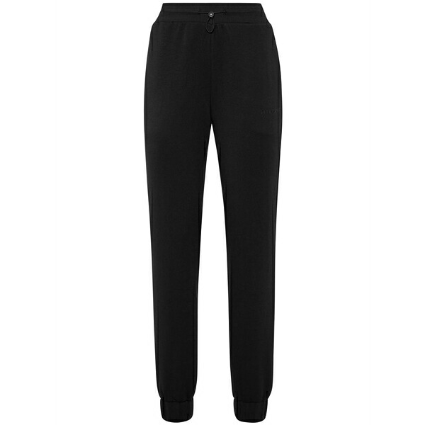 プレインスポーツ レディース カジュアルパンツ ボトムス Logo-print track pants Black|asty