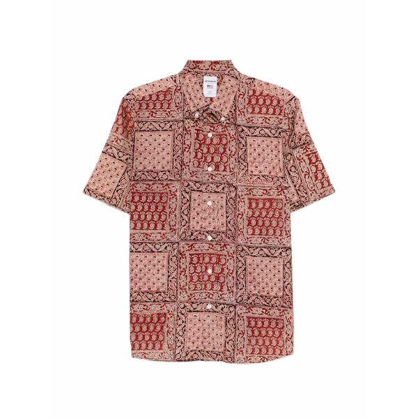 セバゴ メンズ プルオーバー トップス Crossriver paisley-print shirt Red
