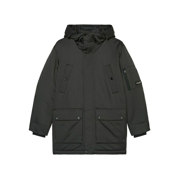 マルコポーロ メンズ ジャケット＆ブルゾン アウター Padded parka jacket Grey｜asty