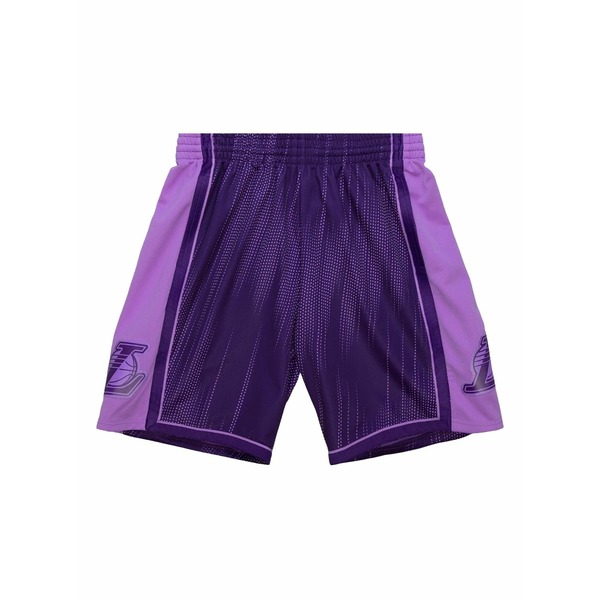 ミッチェル&ネス メンズ カジュアルパンツ ボトムス "nba la lakers 2009" monochrome swingman basketball shorts Purple|asty