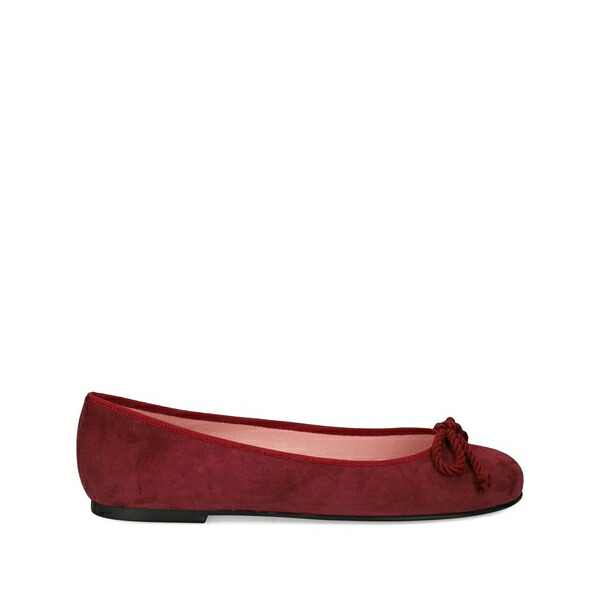 プリティ・バレリーナ レディース サンダル シューズ Rosario bow-detail round-toe ballet flats Red｜asty