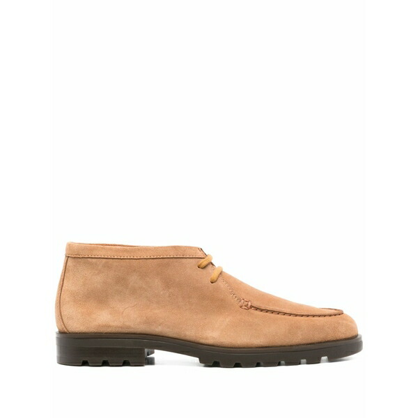 サントーニ メンズ 御召しものシューズ シューズ Suede derby shoes Neutrals