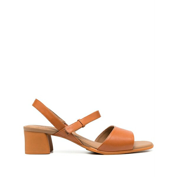 カンペール レディース サンダル シューズ Katie block-heel sandals Brown｜asty