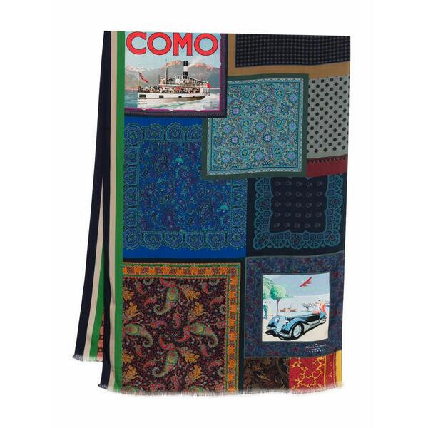 ピエール＝ルイ・マシア レディース えり巻き・袈裟・えり巻き 付属品 Patchwork paisley scarf Brown