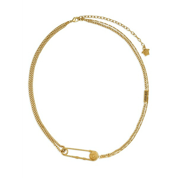 ヴェルサーチ メンズ 首飾り・チョー鉄道車両 付属物 Logo-engraved necklace Gold