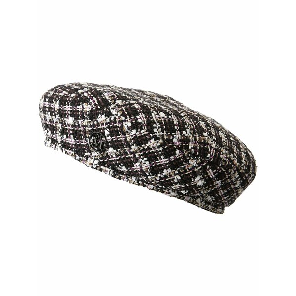 メゾンミッシェル レディース 帽子 アクセサリー New billy tweed beret Black｜asty 70,290円