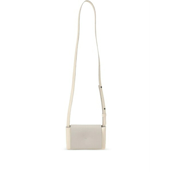 ズッカ メンズ ショルダーバッグ 御徒面子 Leather shoulder bag Neutrals