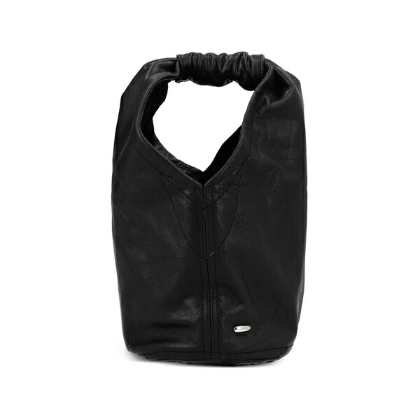 アワーレガシー メンズ トートバッグ 御徒面子 Gathered leather tote bag Black