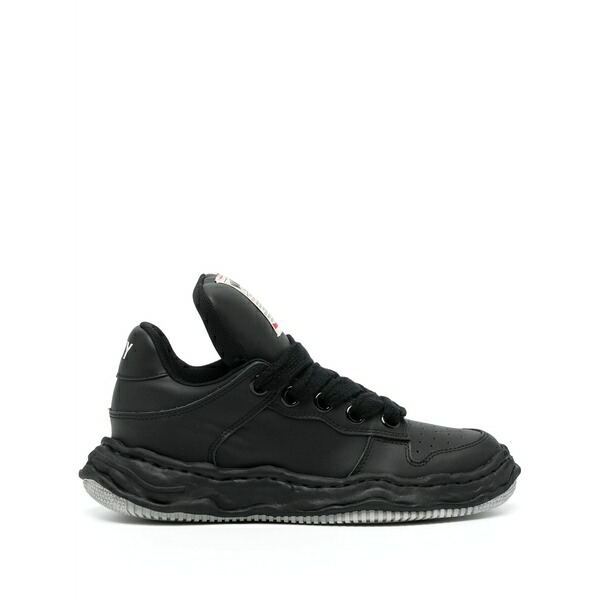 ミハラヤスヒロ メンズ スニーカー シューズ Wayne og sole leather sneakers Black