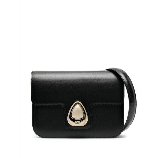 アーペーセー レディース ショルダーバッグ バッグ Small astra shoulder bag Black|asty