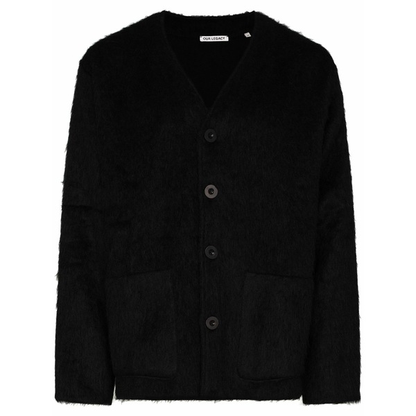 アワーレガシー メンズ ジレー アウター Buttoned cardigan Black