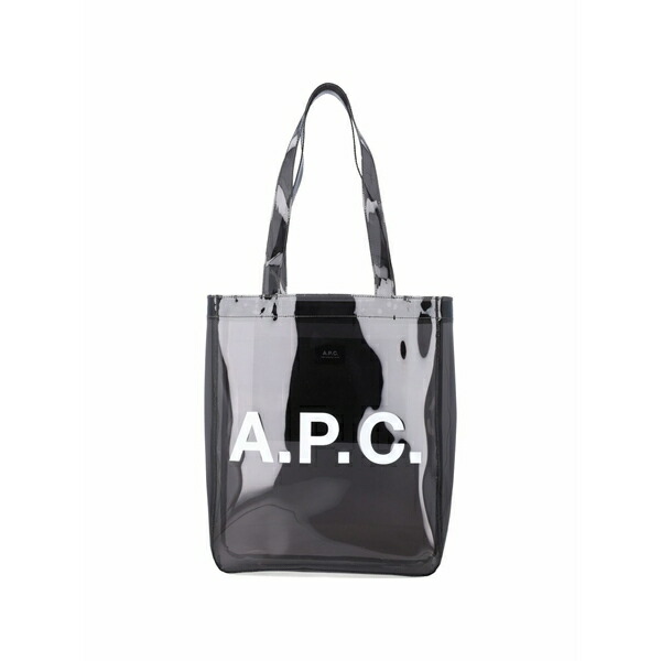 アーペーセー メンズ トートバッグ 御徒面子 Lou logo tote bag Grey