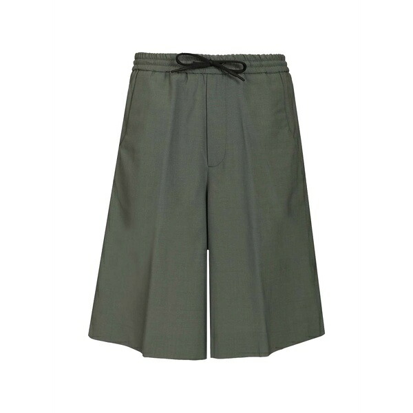 ナイン イン ザ モーニング メンズ カジュアルパンツ ボトムス Drawstring shorts Green｜asty