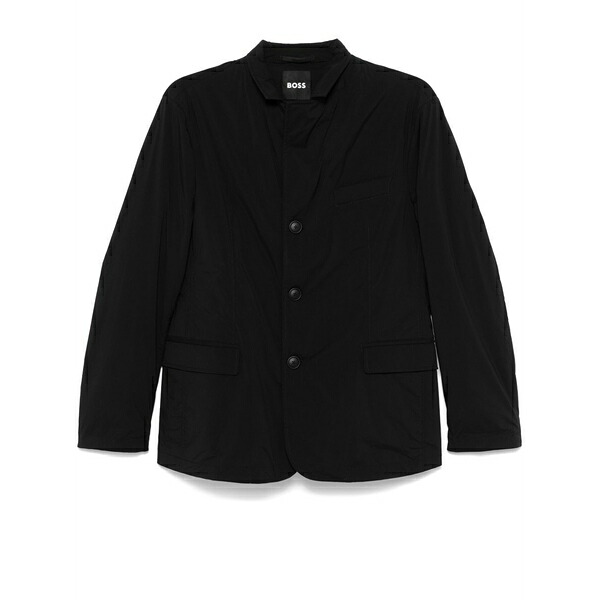 ボス メンズ ジャケット＆ブルゾン アウター Padded blazer Black｜asty