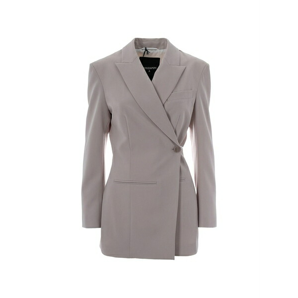 パトリツィア ペペ レディース 上衣＆上衣 アウター Double-breasted blazer Grey