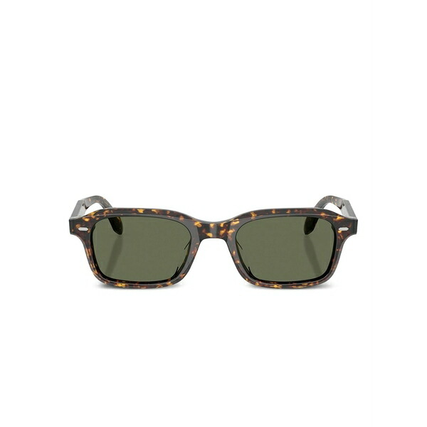オリバーピープルズ メンズ サングラス・アイウェア アクセサリー Rectangle-frame sunglasses Brown｜asty 70,290円
