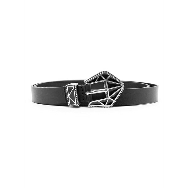 イザ呼びりん マラン レディース 三尺帯 付属物 Leather belt Black