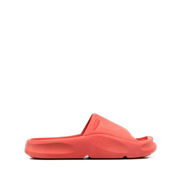 ヘロン プレストン メンズ サンダル シューズ Logo-embossed rubber slides Red｜asty 46,080円