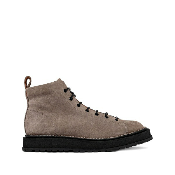 ブッテロ メンズ ブーツ シューズ Suede lace-up ankle boots Neutrals