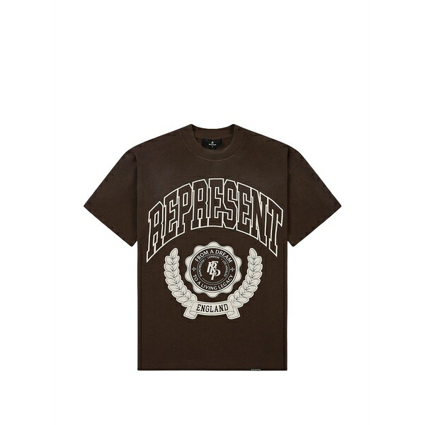 リプレゼント メンズ プルオーバー トップス Crest legacy t-shirt Brown