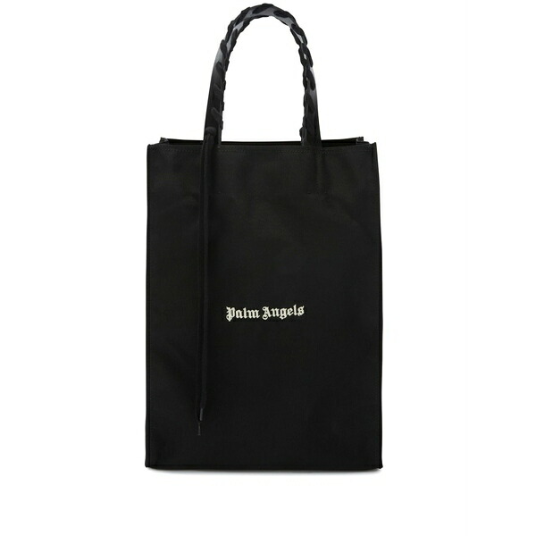 パーム・エンジェルス メンズ トートバッグ 御徒面子 Logo-print tote bag Black