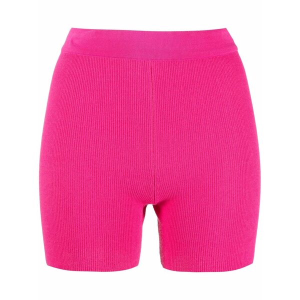 ジャクエムス レディース カジュアルパンツ ボトムス Le short arancia ribbed biker shorts Pink