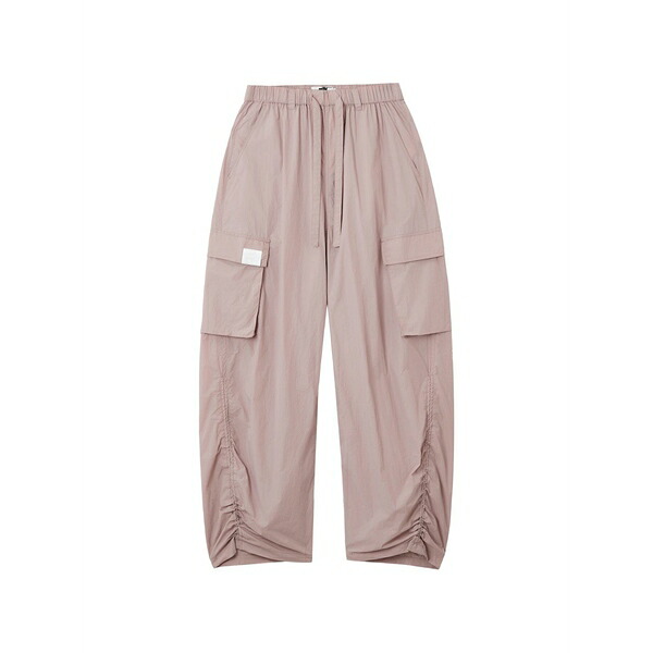 イズエ レディース 心地好いズボン下 ボトムス Cargo drawstring trousers Pink