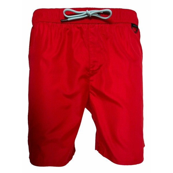 アイスバーグ メンズ カジュアルパンツ ボトムス Logo-plaque swim shorts Red