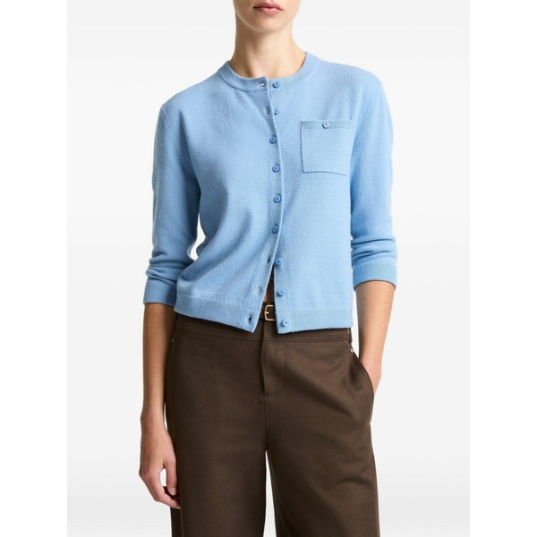 ヴィンス レディース ジレー アウター Chest-pocket cardigan Blue
