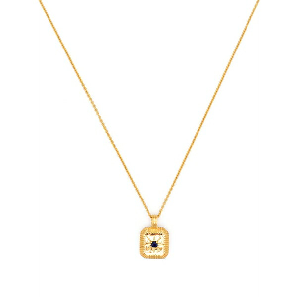 ミッソマ レディース ネックレス・チョーカー・ペンダントトップ アクセサリー September birthstone star-pendant necklace Gold|asty