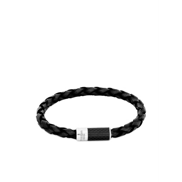 タテオシアン メンズ ブレスレット・バングル・アンクレット 佩び物 Braided bracelet Black