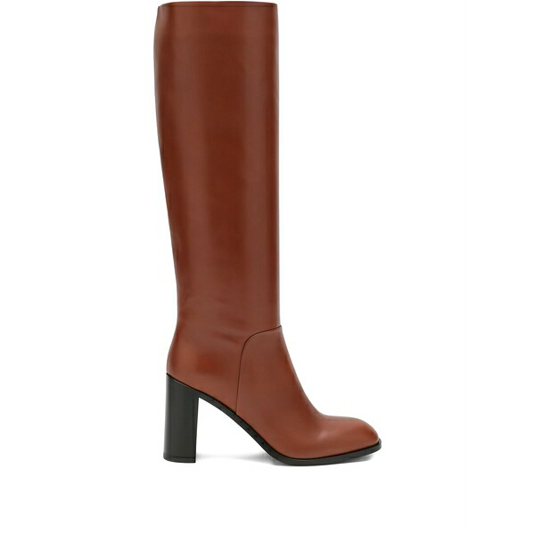 サルトル レディース ブーツ シューズ 90mm leather knee-high boots Brown|asty