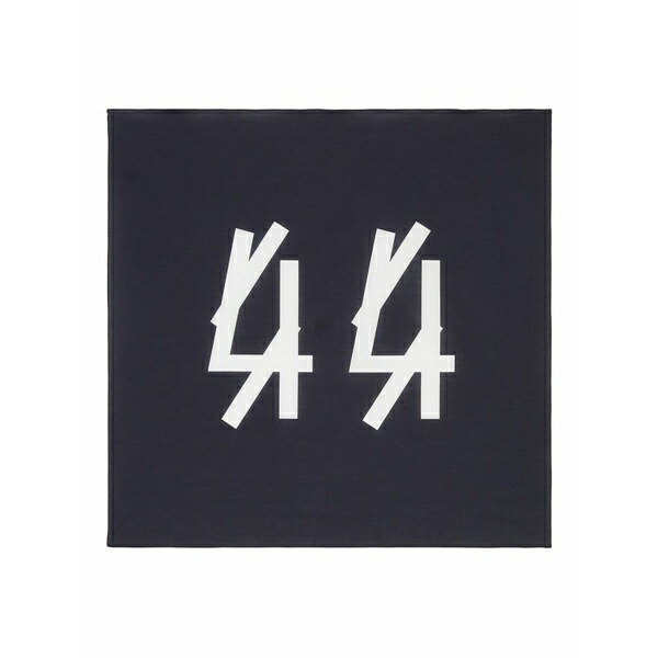 フォーティーフォー・レーベル・グループ メンズ マフラー・ストール・スカーフ アクセサリー Number-print scarf Black