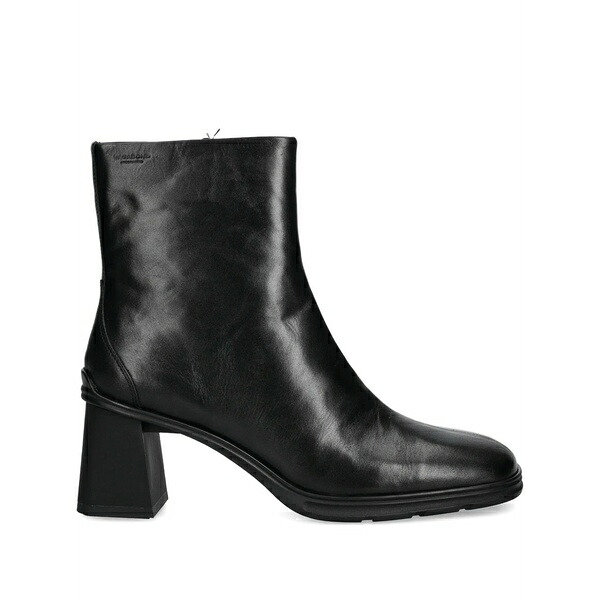 渡り者 レディース ブーツ シューズ Block-heel ankle boots Black