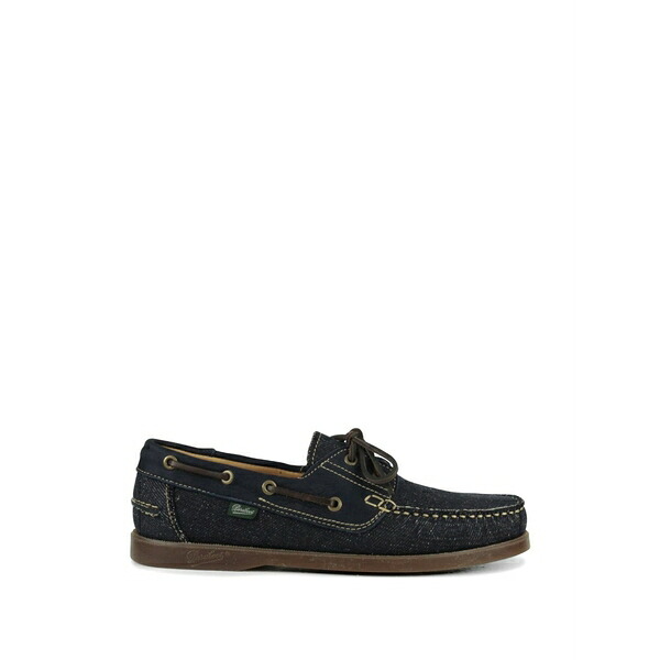 パラブーツ メンズ スニーカー シューズ Lace-up boat shoes  Blue