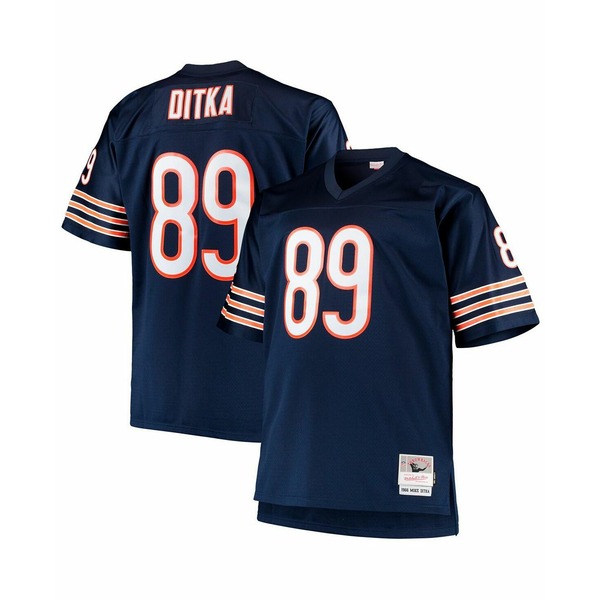 Mike Ditka Chicago Bears Mitchell & Ness Big & Tall 1966 Retired Player  Replica Jersey - Navy