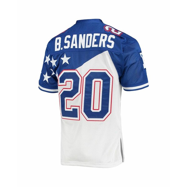 ミッチェルネス メンズ パーカー・スウェットシャツ Barry White, NFC Blue Bowl 1994 アウター Blue Jersey Sanders Men's Authentic Pro White, トップス | bsvlc.com