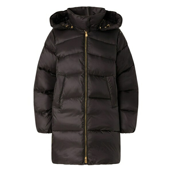 ピンコ レディース コート アウター Hooded puffer coat Brown｜asty 114,800円