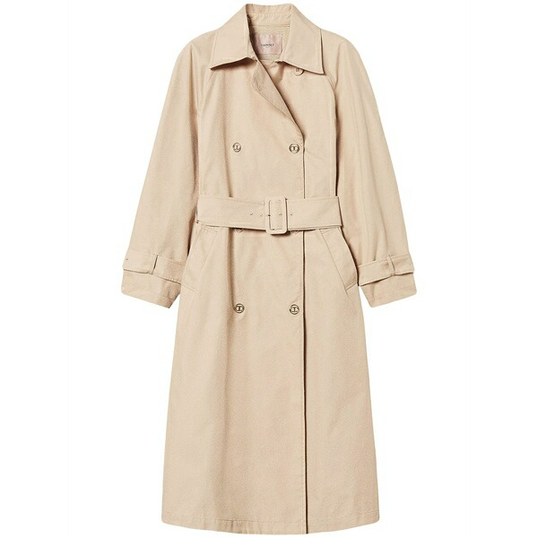 ツインセット レディース コート アウター Double-breasted trench coat Neutrals｜asty 114,800円