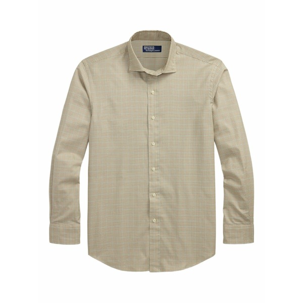 ラルフローレン メンズ プルオーバー トップス Checked long-sleeve shirt Neutrals