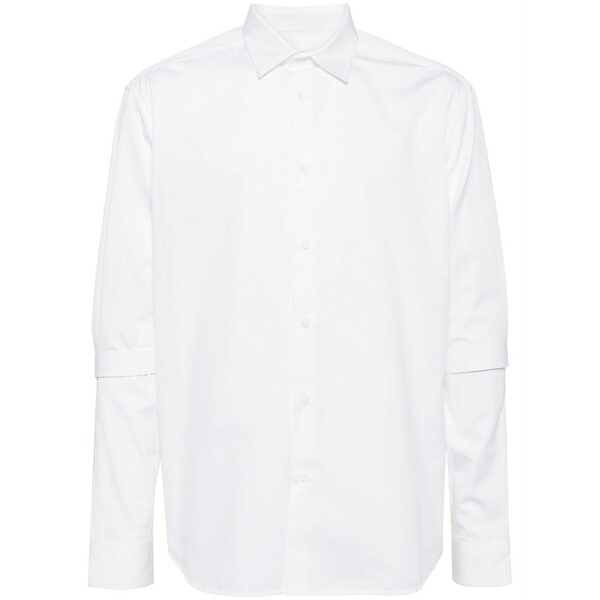 象牙色 メンズ プルオーバー トップス Ow tailored cotton shirt  White
