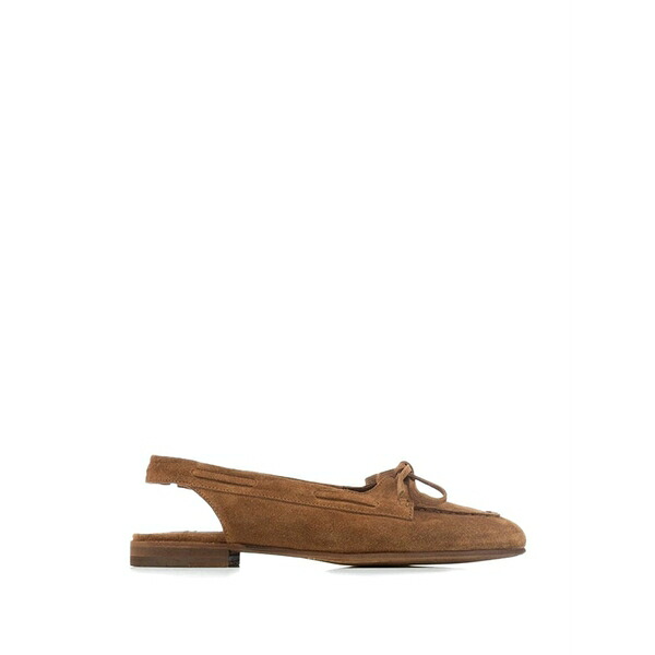 オフィチーネ 創造的 レディース パンプス シューズ Tassel-detail flat pumps Brown