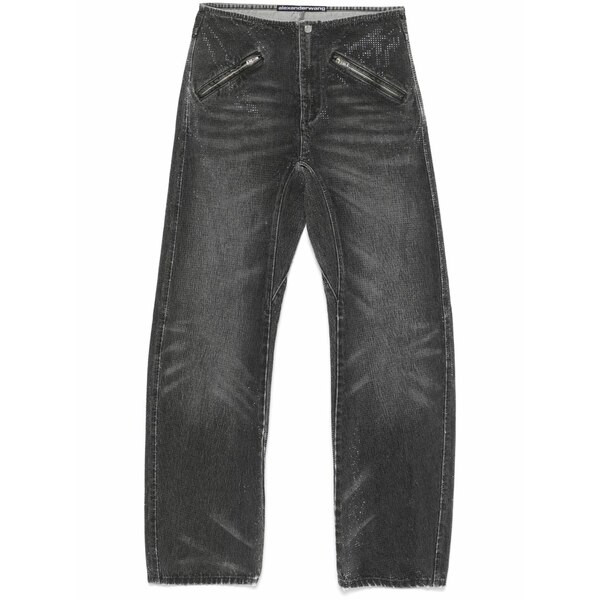 アレキサンダーワン レディース デニムパンツ ボトムス Moto jeans Grey|asty