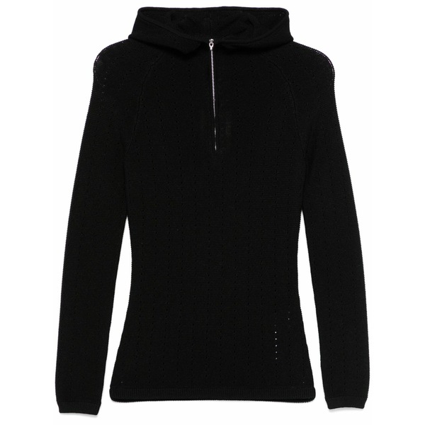 エトロ レディース 編み物\u0026スウェーター アウター Zipped sweater Black
