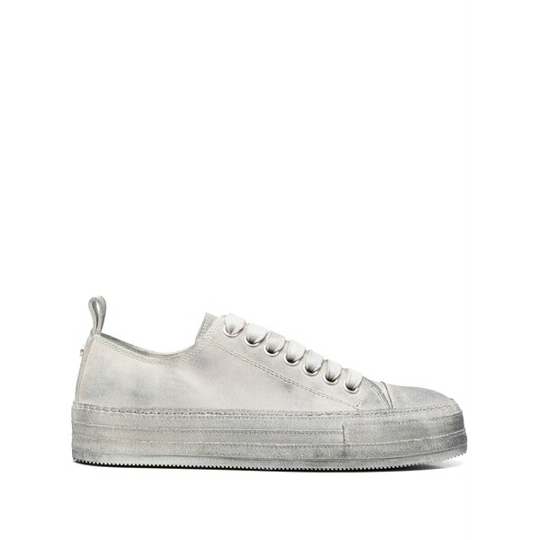 アン ドゥムルメステール レディース スニーカー シューズ Distressed-finish sneakers Grey