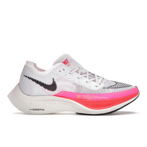 Nike ナイキ メンズ スニーカー  【Nike ZoomX Vaporfly Next% 2 White Pink】  大きさ US_6.5(24.5珊) White/Black/Black/Black