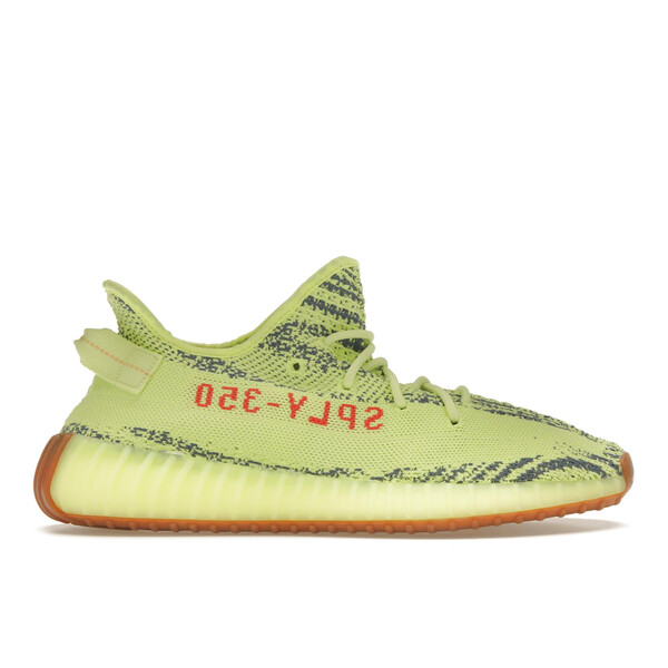 adidas アディダス メンズ スニーカー  【adidas Yeezy Boost 350 V2 Semi Frozen Yellow】  大いさ US_7(25.0糎) Semi Frozen Yellow/Raw Steel/Red